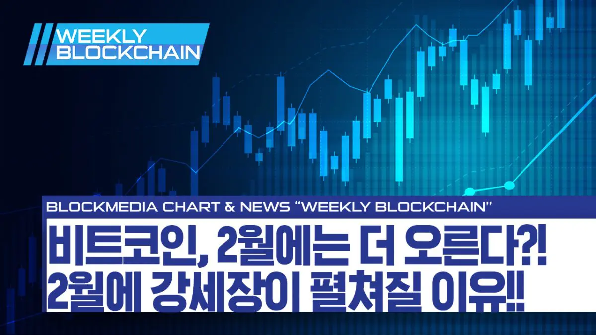 [위클리블록체인] 차트편 – 비트코인, 2월에 무조건 오른다!! 그 이유는?!