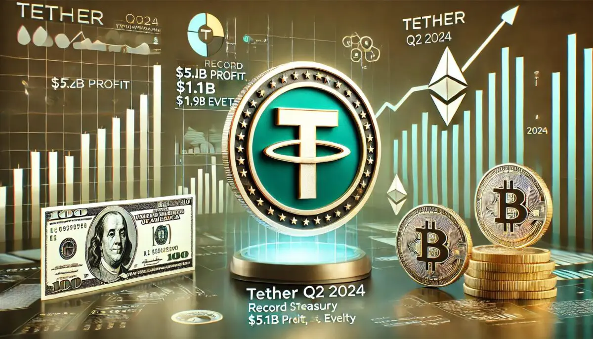 테더, 상반기 52억 달러 수익 달성하며 사상 최대 수익… “미국채 보유 순위 18위, 준비금 4% BTC”