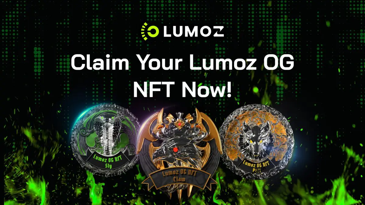 루모즈(Lumoz) OG NFT, 클레임 오픈 및 거래 개시