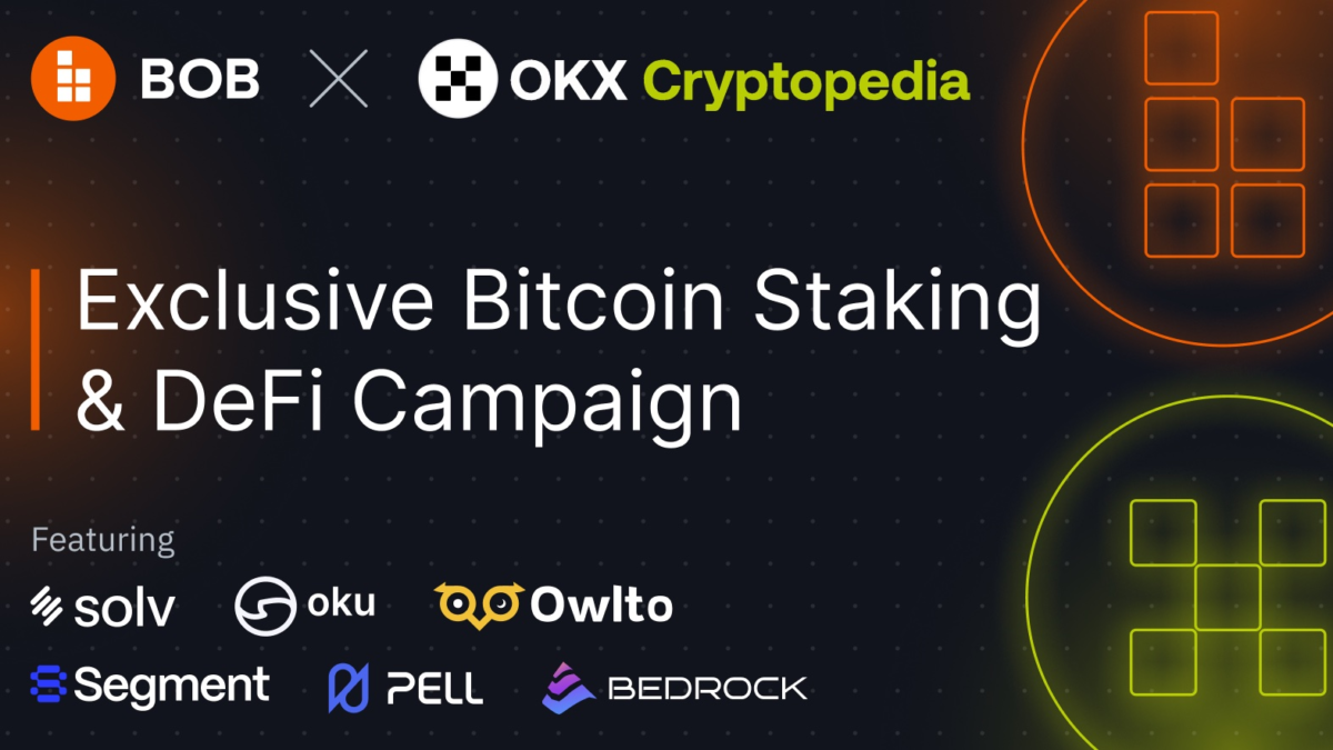 빌드온비트코인(BOB)과 OKX 월렛, 비트코인 DeFi 캠페인 출시