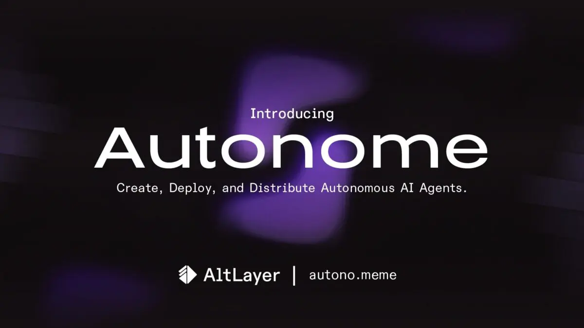 알트레이어, 자율 AI 에이전트 제작 지원 ‘Autonome’ 공개