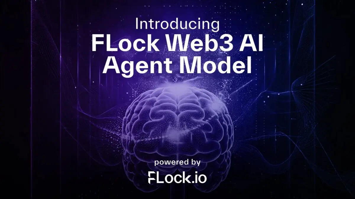  [주요 뉴스] 플록, Web3 최적화 AI 모델 ‘FLock Web3 Agent Model’ 출시