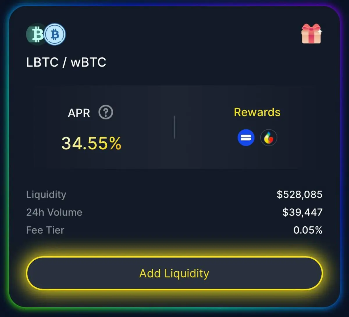  [주요 뉴스] 터보스 파이낸스 LBTC-WBTC 유동성 풀 APR 34.55% 기록