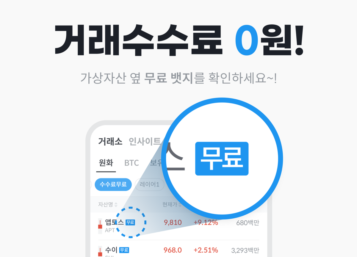 빗썸, 수수료 무료 이벤트 효과 있다…블러, 스택스, 메탈 50% 이상 거래