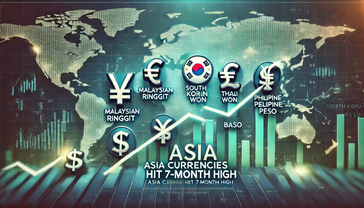 아시아 통화, 미국 금리인하 전망으로 7개월來 최고치
