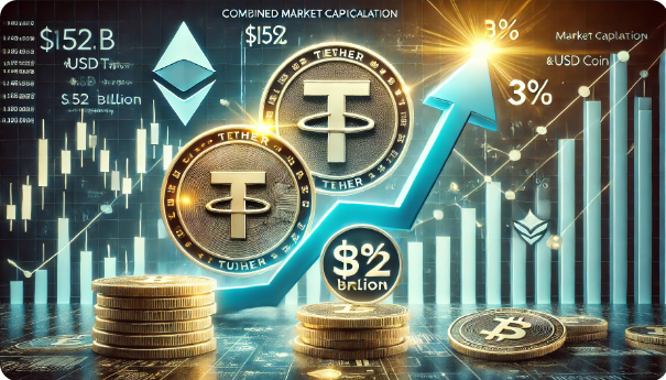  [주요 뉴스] 테더와 USDC 시가총액 급증, 암호화폐 시장 강세 가능성