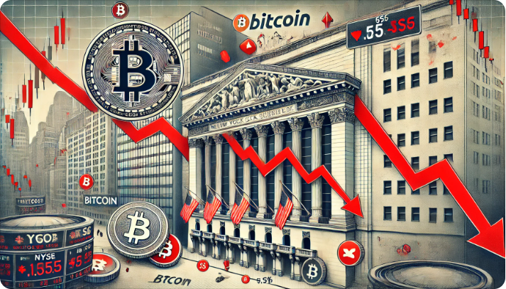  [주요 뉴스] 뉴욕 증시 급락, 암호화폐 시장 낙폭 확대