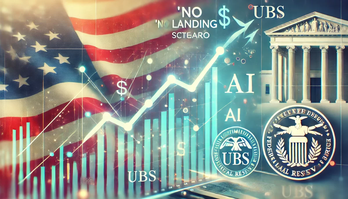 UBS, 미 경제 ‘노랜딩’ 시나리오 예측… 시장과 인플레이션에 미치는 영향은?