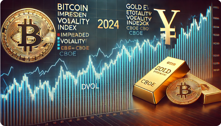 비트코인과 금, 美 대선 앞두고 변동성 크지 않을 듯 – DVOL과 CBOE 금 ETF 지수 시사