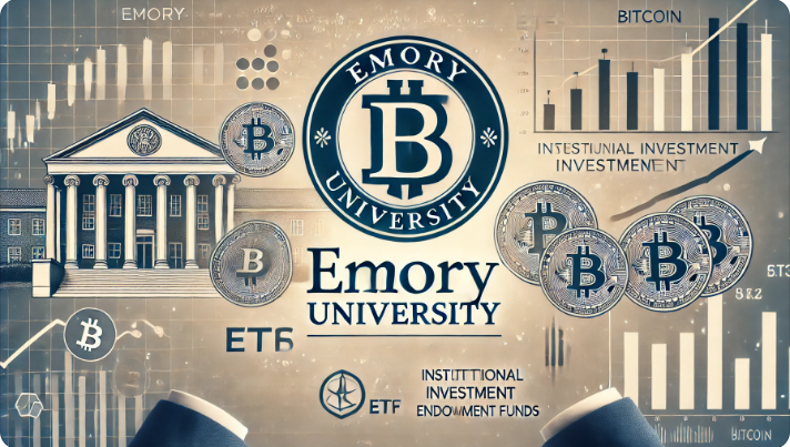 에모리, 美 대학 중 최초로 비트코인 ETF 보유 … 코인베이스에도 투자