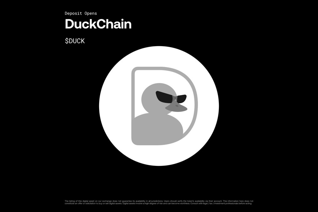 300만 유료 이용자 보유한 덕체인(DUCK), 1월 16일 오후 7시 OKX 현물 거래 지원