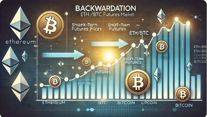 ETH/BTC 선물 기간 구조 백워데이션 발생 … 알트코인 시장의 불확실성 시사