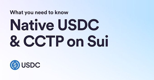 수이 네트워크에서 지원되는 네이티브 USDC와 CCTP, 출처=Sui