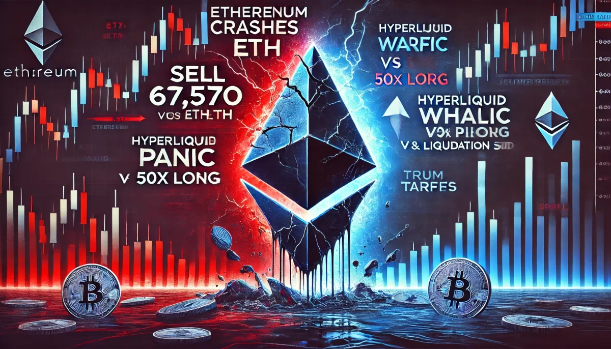  [주요 뉴스] 이더리움(ETH) 1500달러선 무너져, 글로벌 무역 긴장의 여파